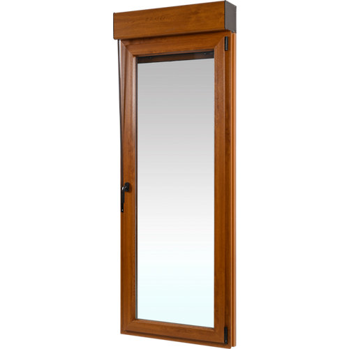 puerta lucerna premium blanco de apertura derecha de 125 cm 23 Balconera pvc artens roble oscilobatiente persiana derecha 85x229 cm