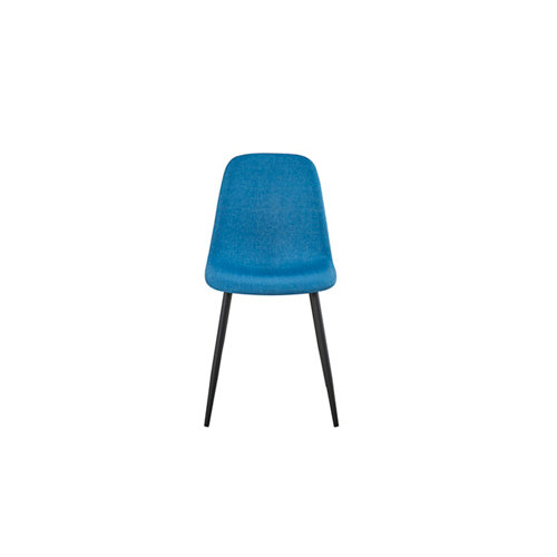 Silla de comedor margot azul pack 4 unidades