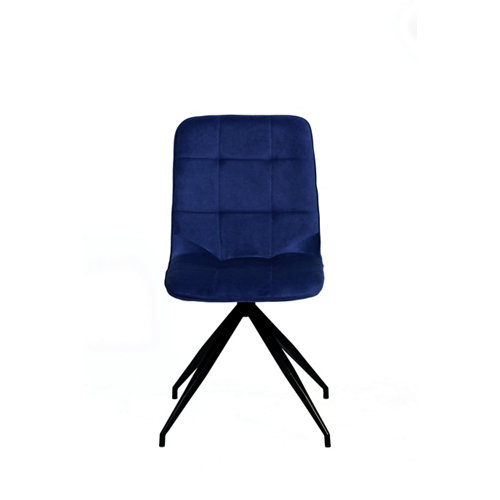 Silla de comedor rosemary azul indigo pack 2 unidades