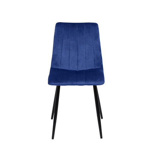 Silla de comedor iria azul indigo pack 4 unidades