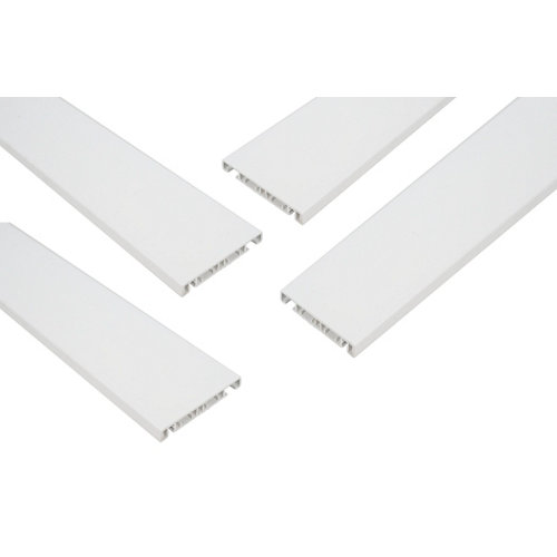 Kit tapajuntas de pvc blanco de 70 mm para ventana de 100x115 cm