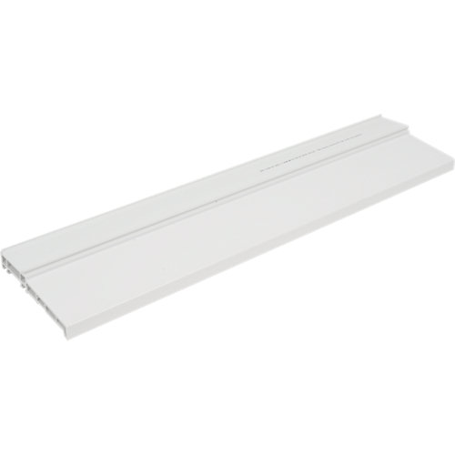 Perfil desnivel galparket 240 cm roble rústico 28 Vierteaguas blanco de 14 cm para ventana de pvc de 72 mm