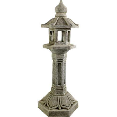 Farol chino en ceniza 42x81 cm de la marca Blanca / Sin definir en acabado de color Gris / plata fabricado en Varios, ver descripción
