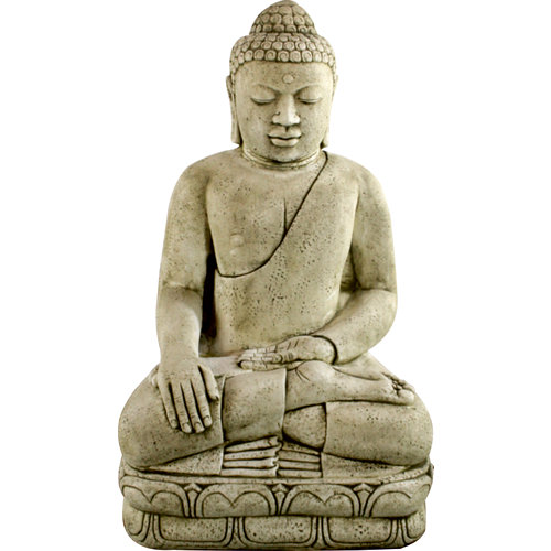Figura decorativa buda 107 cm ceniza