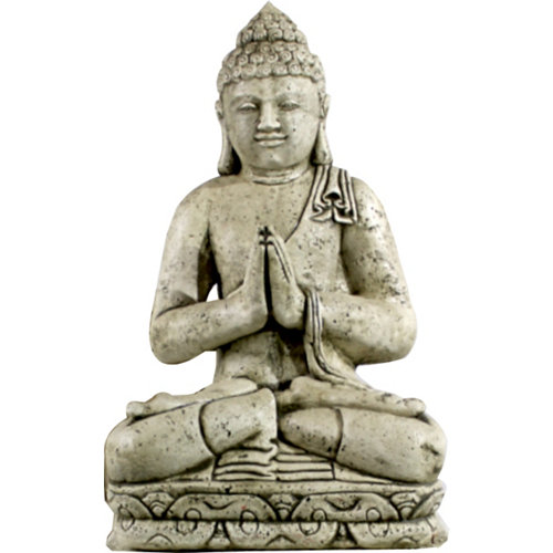 Figura decorativa buda 83 cm ceniza