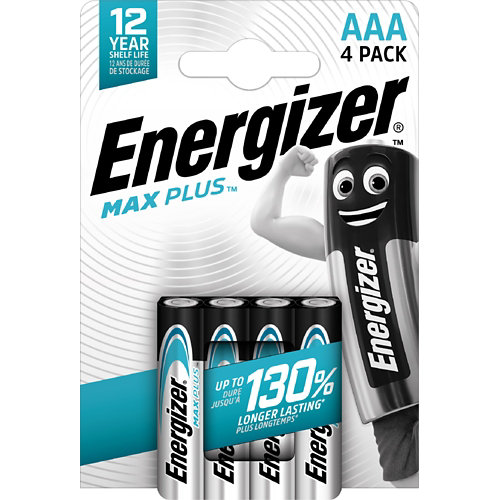 4 pilas lr03 aaa energizer max plus