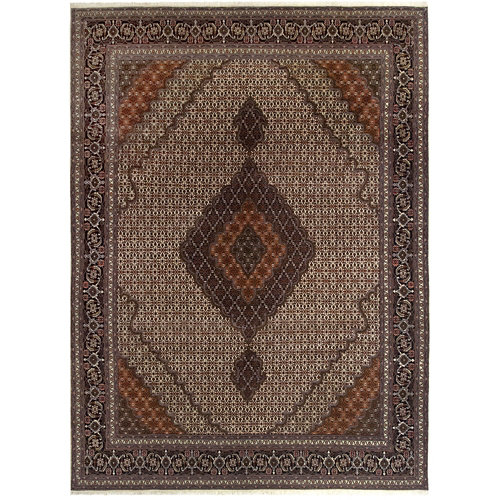 Alfombra de lana tabriz 256x345 cm tg