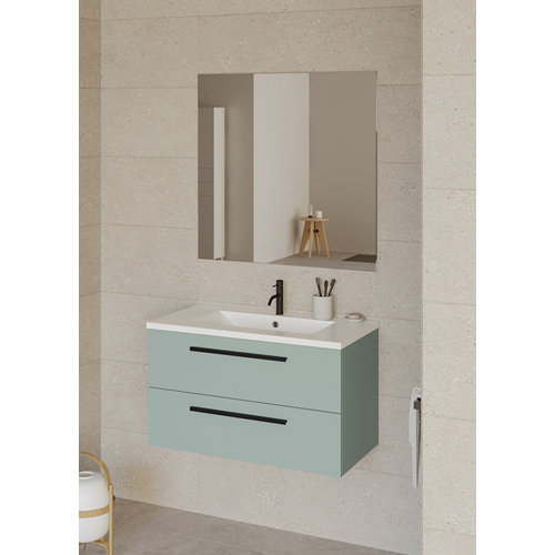 Mueble de baño con lavabo madrid azul 80x45 cm de la marca FARO en acabado de color Azul fabricado en Varios, ver descripción