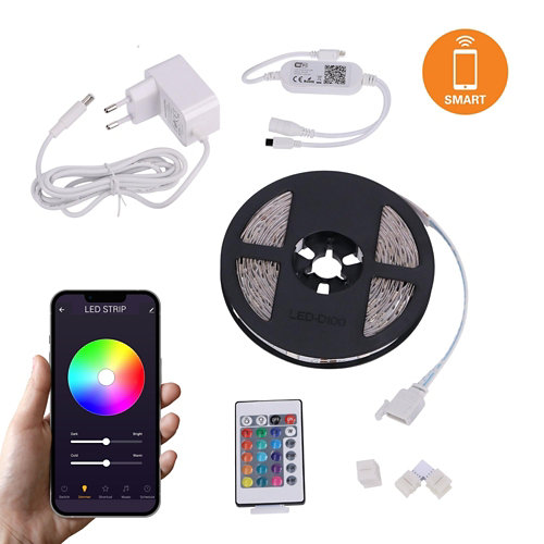 Tira led sound rgb ip20 5m