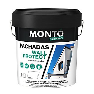 Pintura fachadas acrílica Wall Protect MONTÓ blanco · LEROY