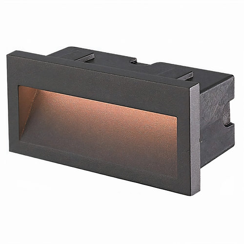 Foco empotrado led exterior de pared medi 1.w 3000k ip65