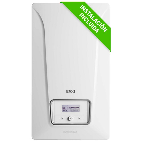 Caldera mixta de condensación con termostato baxi platinum max iplus 35 de la marca Baxi en acabado de color Blanco fabricado en Varios, ver descripción