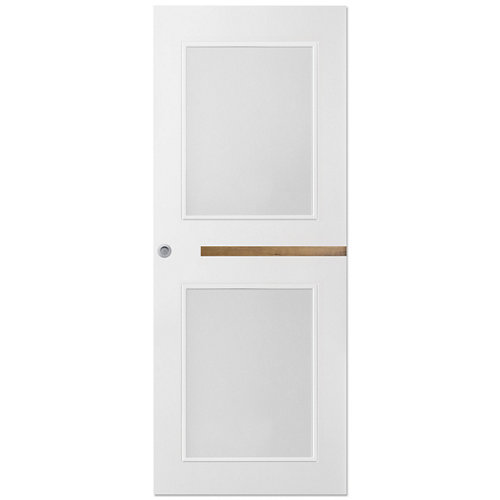 Puerta corredera denver gold con cristal de 82,5x203cm con uñero y condena