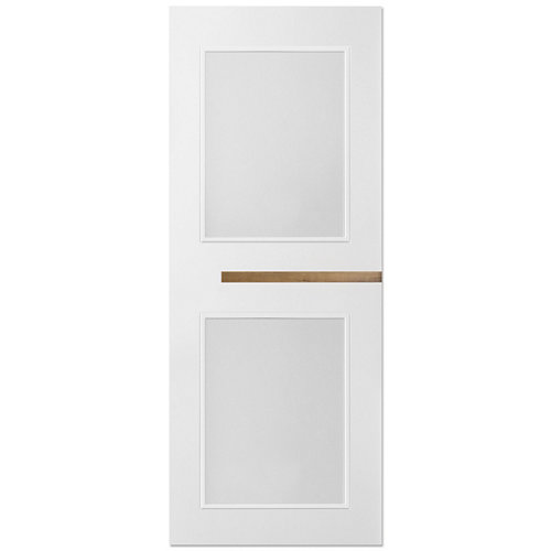Puerta corredera denver gold con cristal de 92,5x203cm