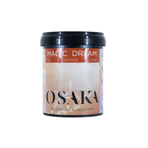 Pintura decorativa con efectos magic dream osaka 1l orange de la marca OSAKA en acabado de color Naranja / cobre fabricado en Varios, ver descripción