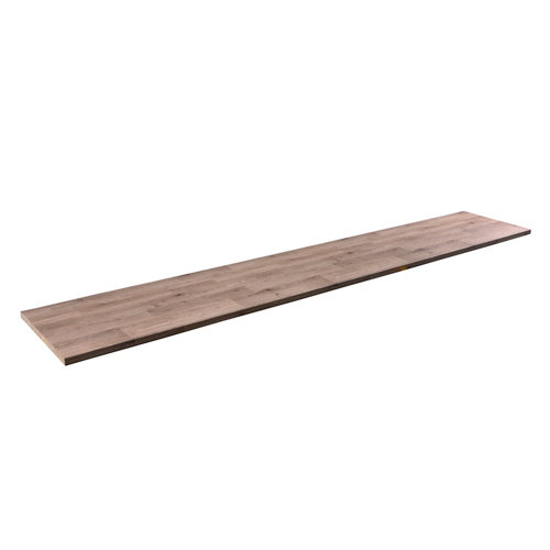 Encimera para cocina de aglomerado navia oscuro wood 366x63 cm espesor 38mm
