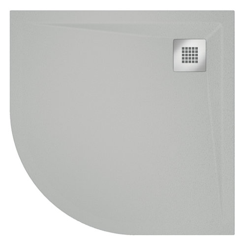 Plato de ducha curve 80x80 cm perla de la marca PROFILTEK en acabado de color Beige fabricado en Resina