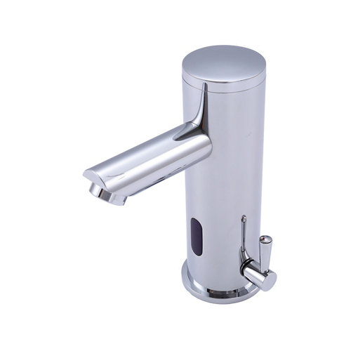 Grifo de lavabo monomando sensor de la marca LAZOS BATH en acabado de color Incoloro / transparente fabricado en Acero inoxidable