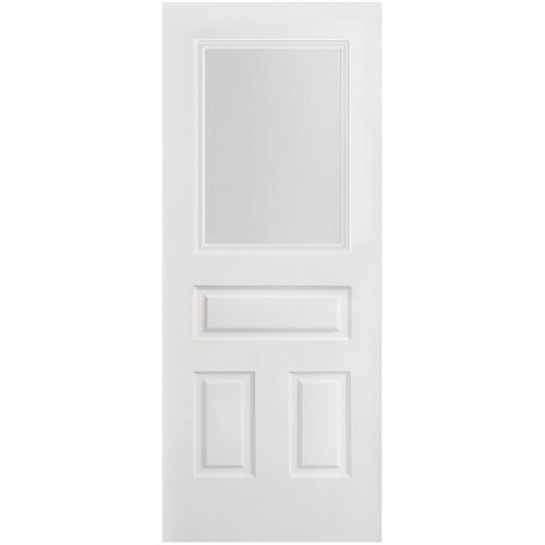 Puerta corredera indiana plus blanco cristal de 72,5x203cm