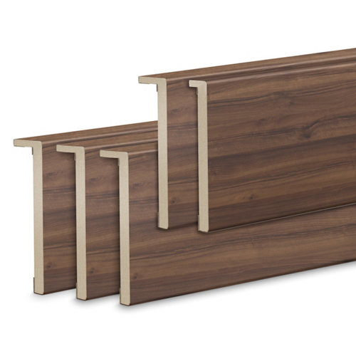 Pack 5 tapetas nogal 2200x80x12/10 mm