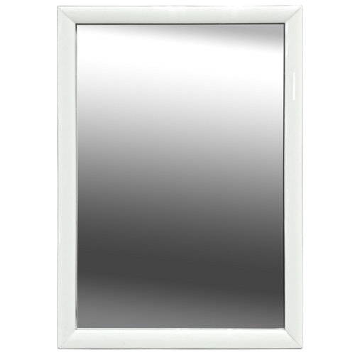 Espejo enmarcado cuadrado lila white blanco 15.5 x 11 cm