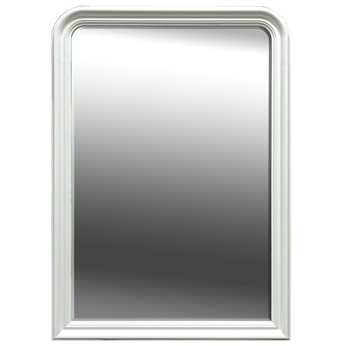 Espejo enmarcado rectangular candice white blanco inspire 104 x 74 cm