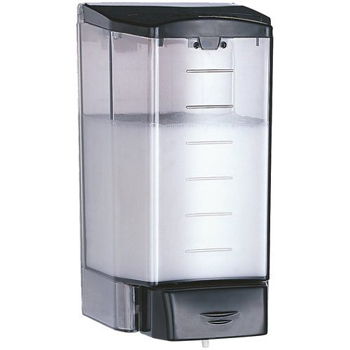 Dispensador de jabón negro mate