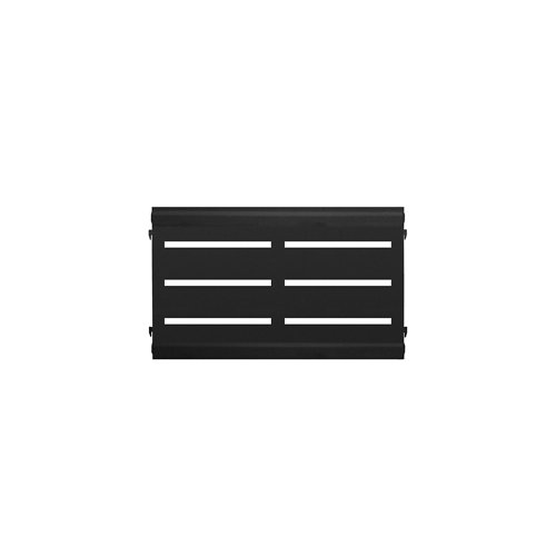 Panel remate valla acero galvanizado franja rayas negro 44x73,5 cm de la marca Blanca / Sin definir en acabado de color Negro fabricado en Acero