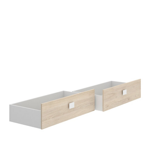 Puerta de interior corredera niza wengué de 82.5 cm 24 Estructura de cama dabih con 2 cajones inferiores natural y blanco