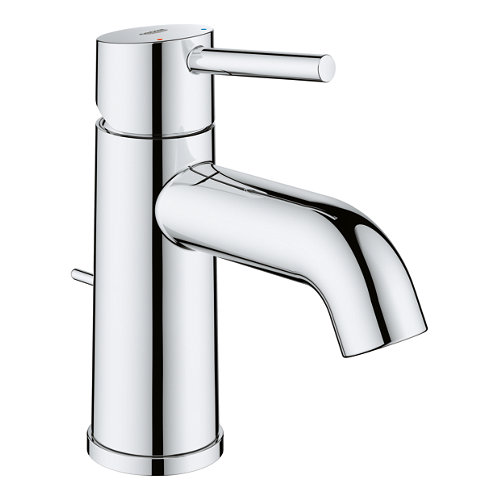 Grifo lavabo monomando grohe clova classic cromo de la marca Grohe en acabado de color Gris / plata fabricado en Latón