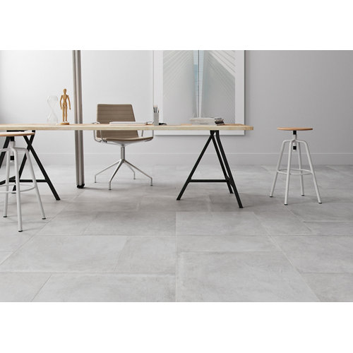 Suelo porcelánico tailor 60x60 cm gris interior