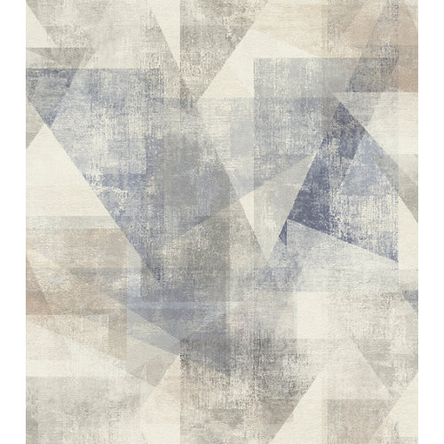 Papel pintado aspecto texturizado geométrico chester 617955 multicolor