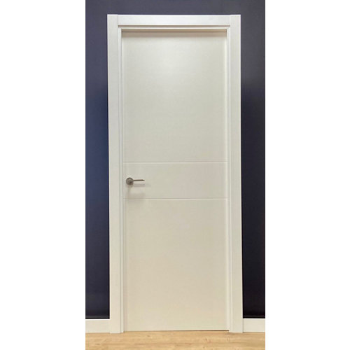 Pack puerta maciza arabia de 72,5 cm derecha + jambas+ manivela