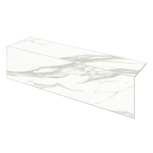Multi perfil de aluminio angular 20x8 mm marble
