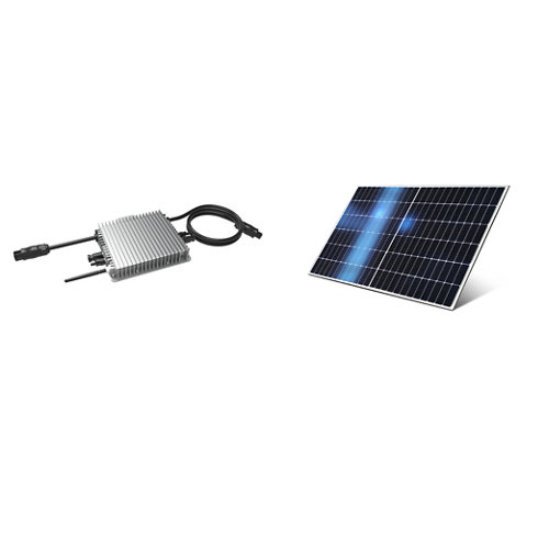 Kit solar 1 panel taurus by eco green energy 450w + micro inversor 0,6 kw tg