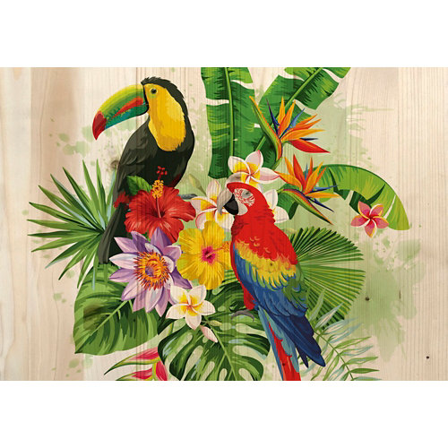 Tapa contador tropical tucan 50 cm x 35 cm