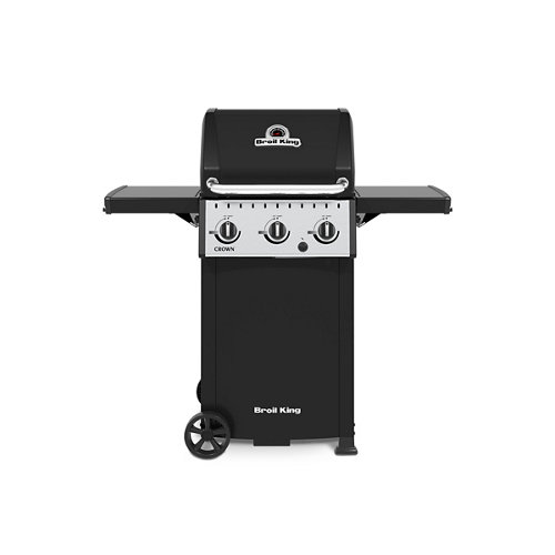 Barbacoa de gas broil king de 3 quemadores y 9.3 kw de potencia