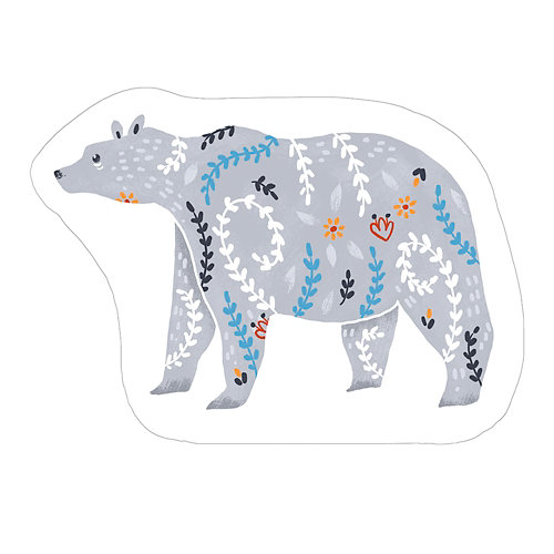 Cojín inspire oso alcorquin multicolor 25 x70 cm