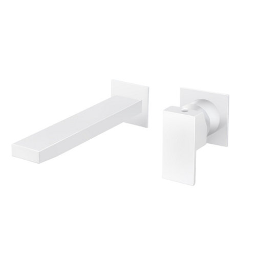 Grifo lavabo empotrado monomando maier kuadrat blanco de la marca MAIER en acabado de color Blanco fabricado en Latón