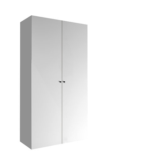 Composición nº63 spaceo home armario kit vestidor sin puertas blanco 240x60x60cm 27 Armario spaceo home mallorca blanco abatible interior textil 240x120x60cm