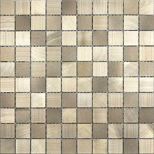 Mosaico surfaces amarillo / dorado para pared de 26.5xcm