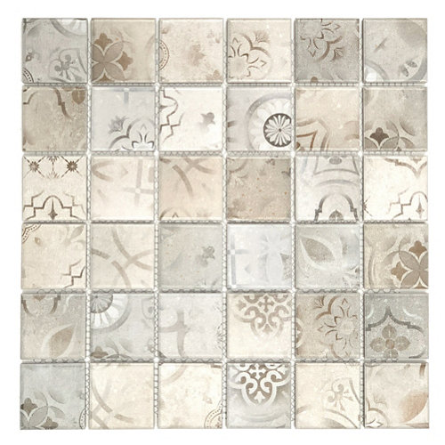 Mosaico toscana multicolor para suelo y pared de 30xcm
