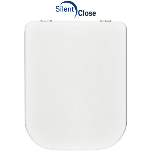 Tapa wc lunel compatible akron amortiguada blanco de la marca LUNEL en acabado de color Blanco fabricado en Madera comprimida lacada