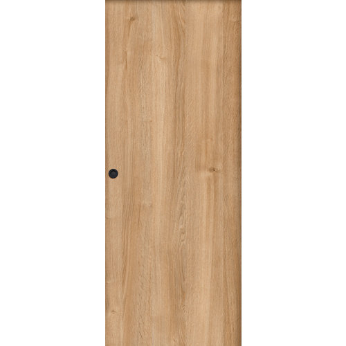 Puerta corredera lisboa plus roble de 82.5 cm con uñero