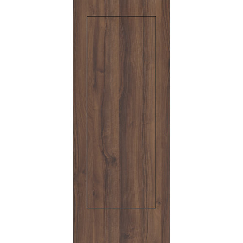 Puerta corredera tacoma plus nogal de 62.5 cm