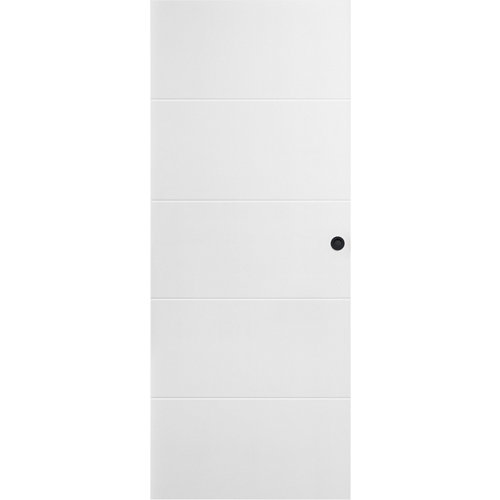 Puerta corredera lucerna plus black de 72.5 cm con uñero