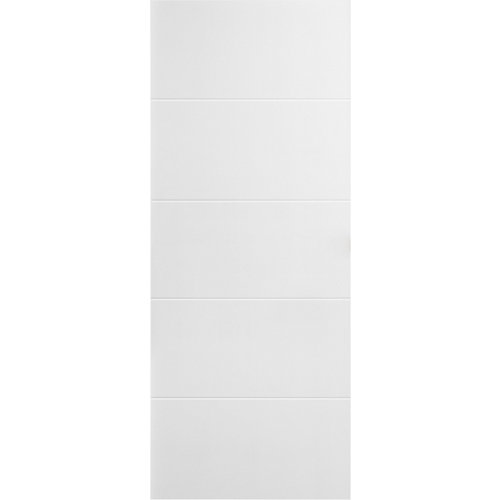 Puerta corredera lucerna plus black de 92.5 cm