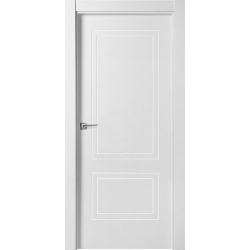 Puerta boston blanco de apertura de derecha de 11x 82.5 cm