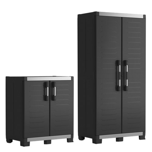 Pack 2 armarios alto/bajo pro xl negro