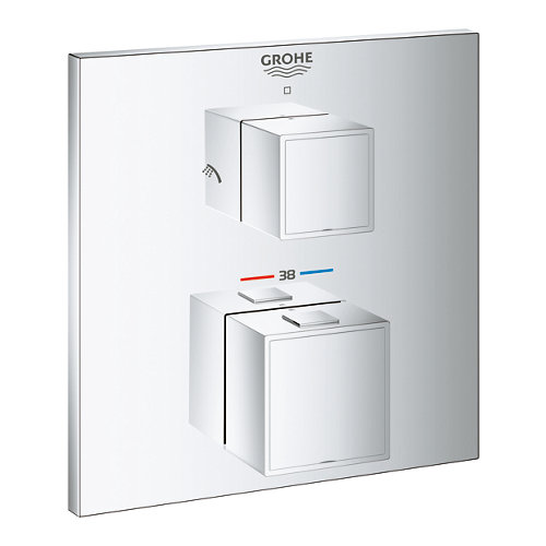 Termostático grohe grotherm plata